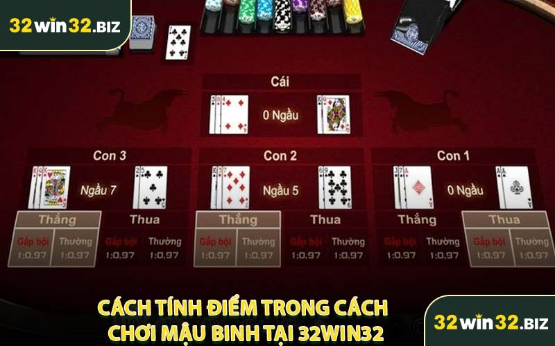 Cách Tính Điểm Trong Cách Chơi Mậu Binh Tại 32WIN32